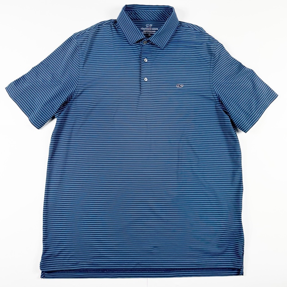Vineyard‎ Vines Performance Blue Striped Men's Shirt